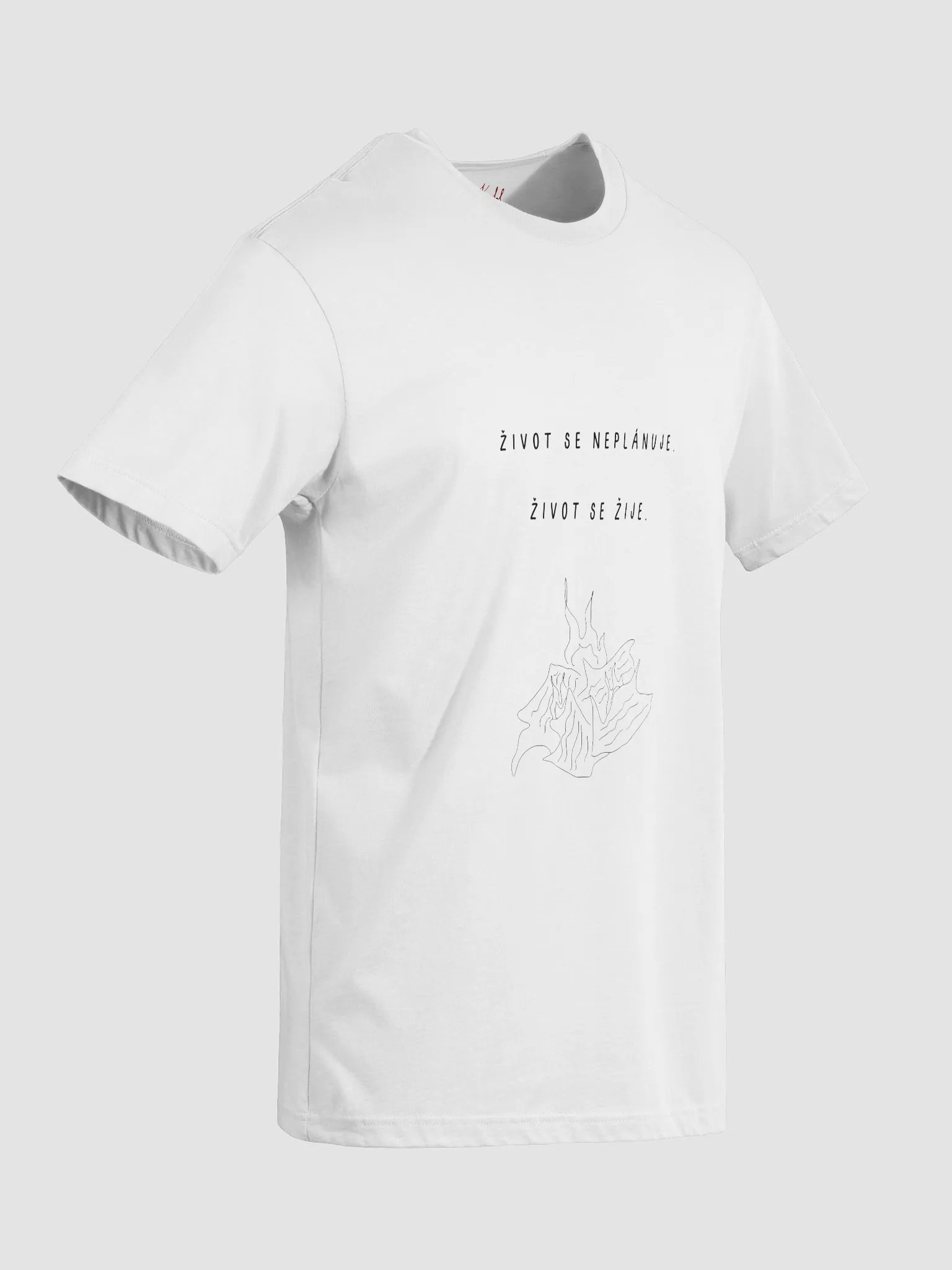 Život se žije White T-shirt product image (3)