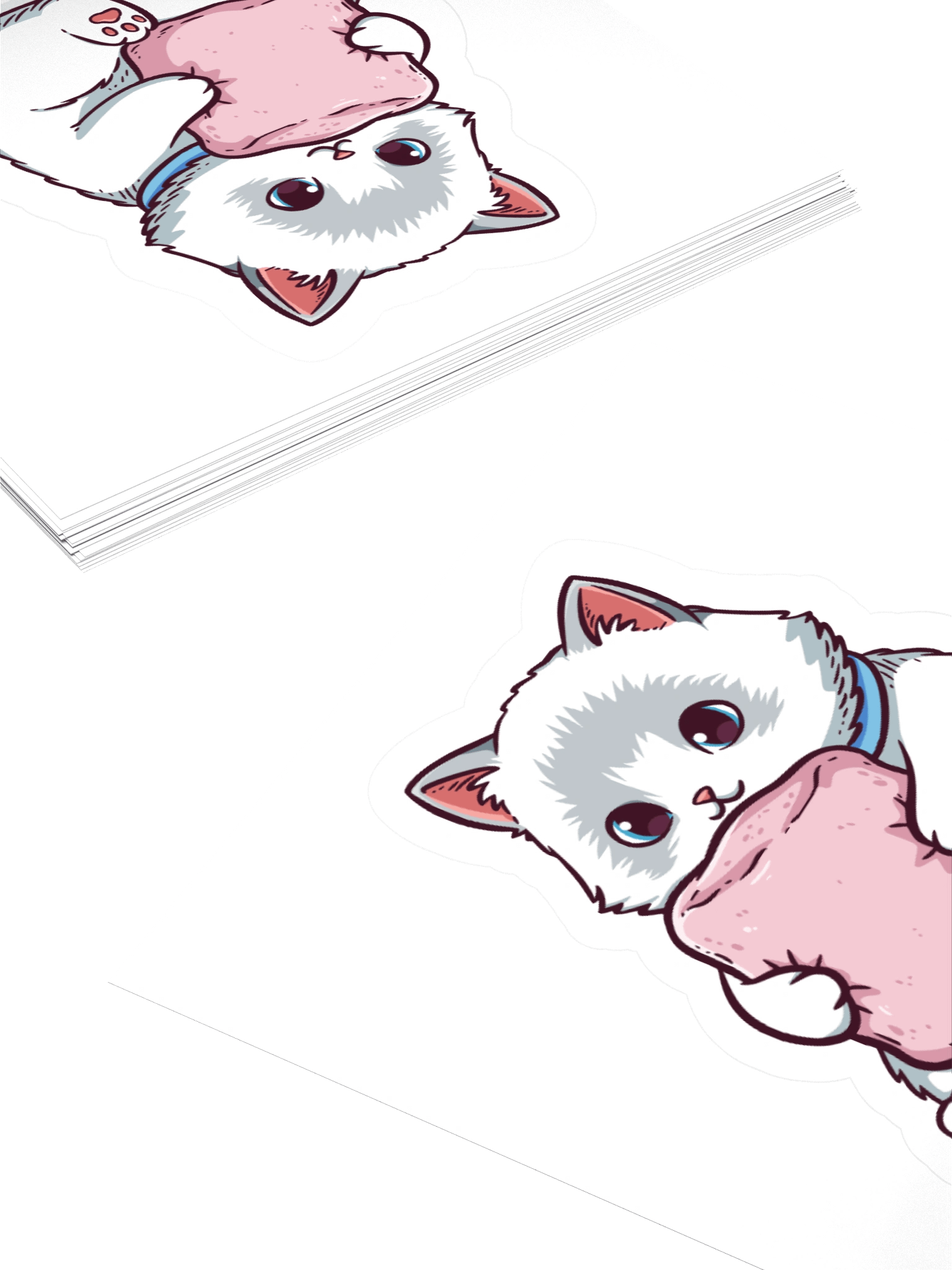 Ragdoll Kitten Marshmallow Stickers product image (11)