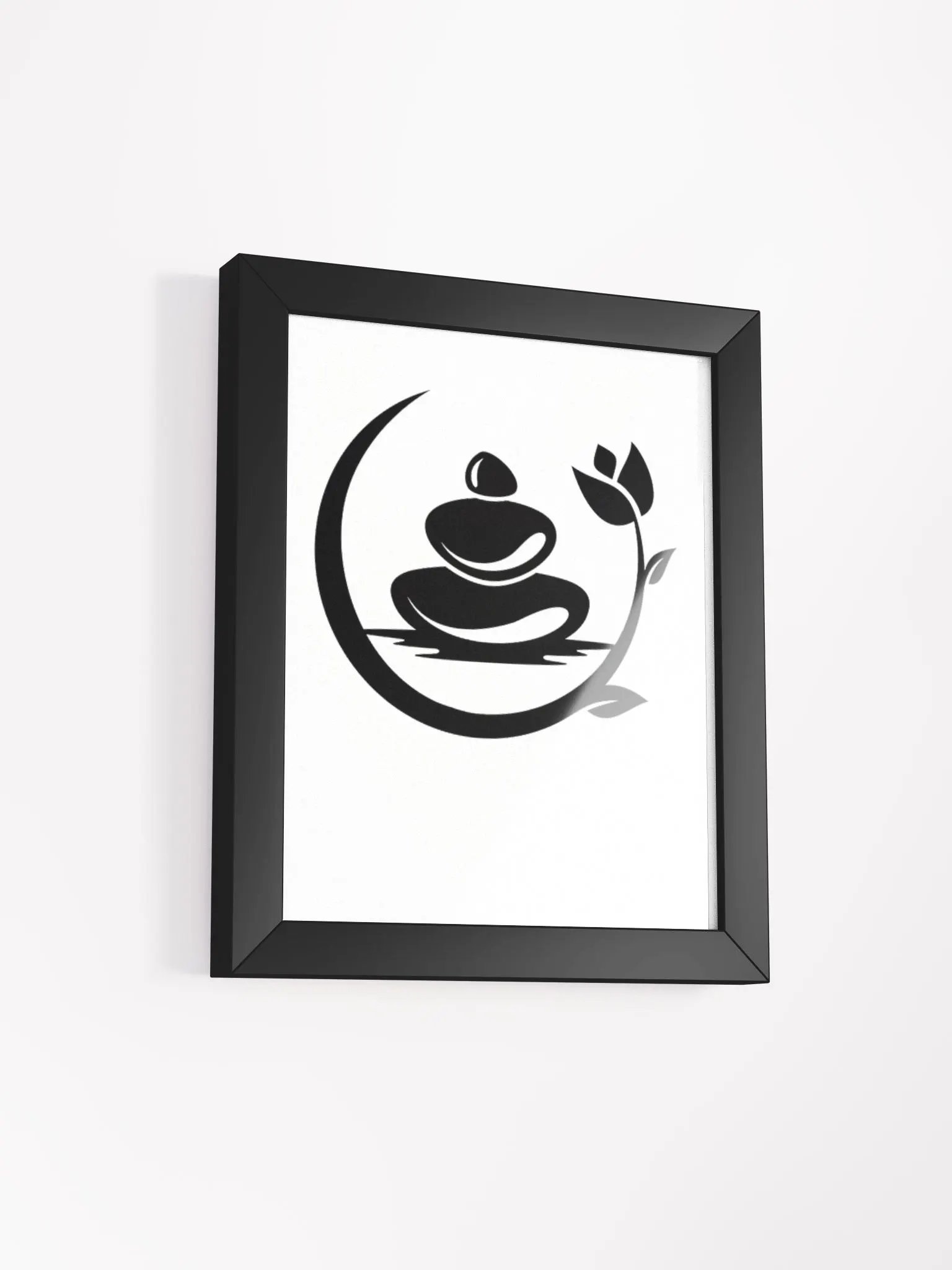 Tranquil Zen Stone Cairn Framed Poster product image (38)