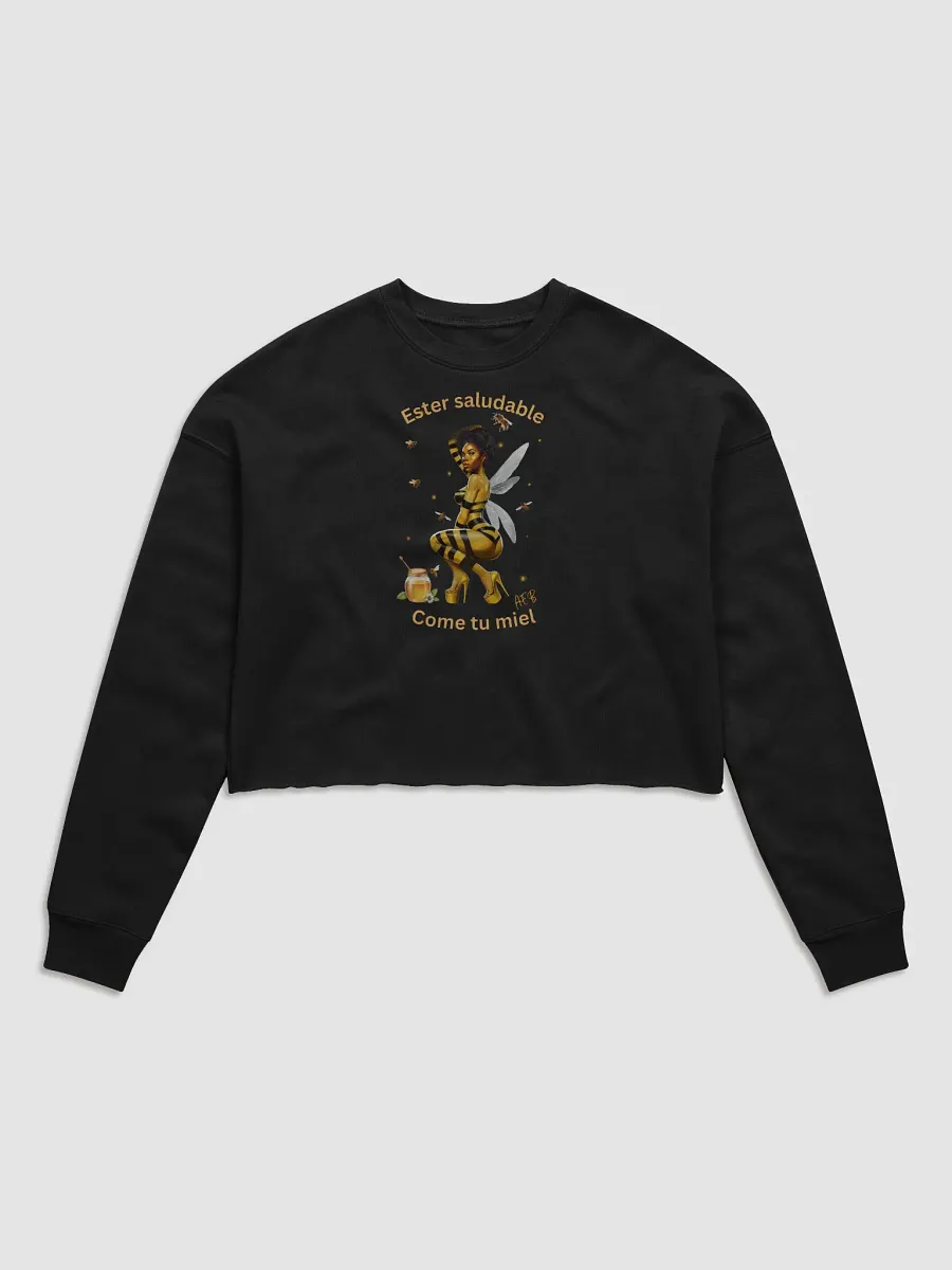 Bee-utiful Honey Stripes Crop Sweatshirt product image (1)