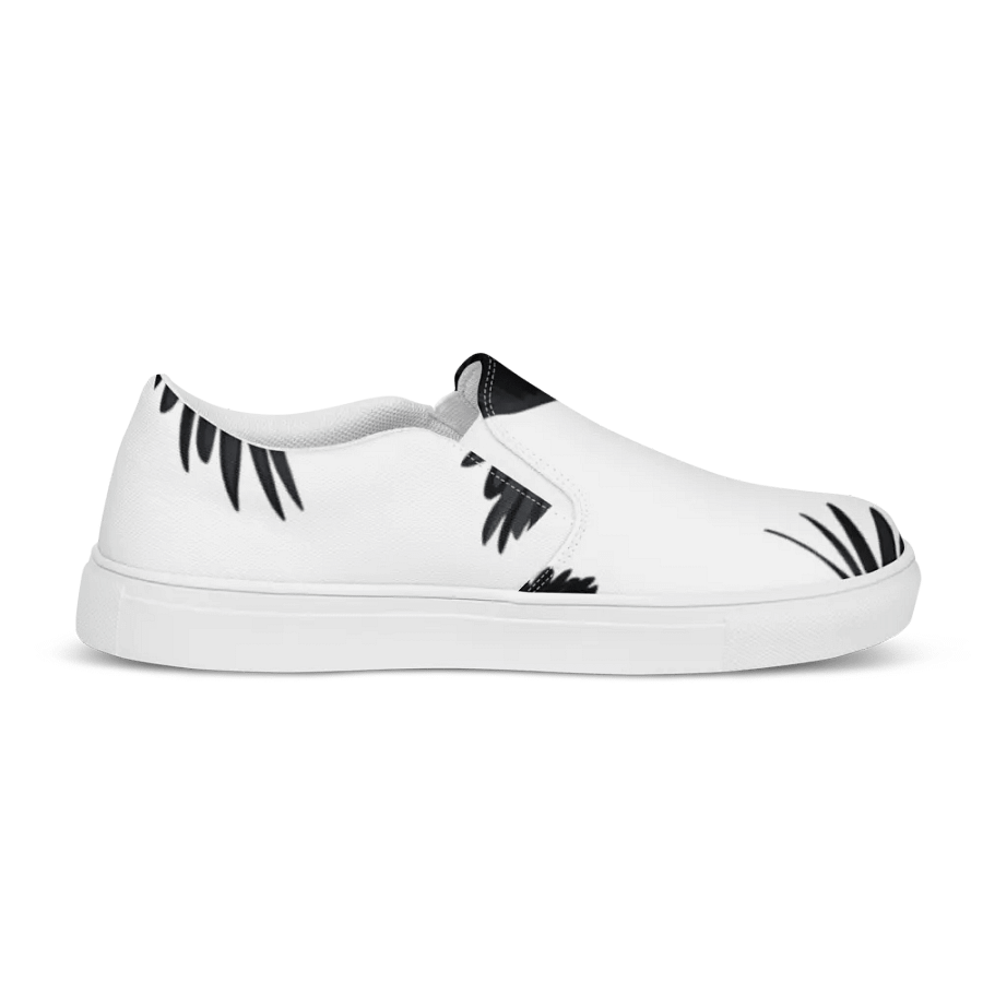 Men's Slip-On Canvas Shoes with Unique Crow Design 🖤 product image (10)