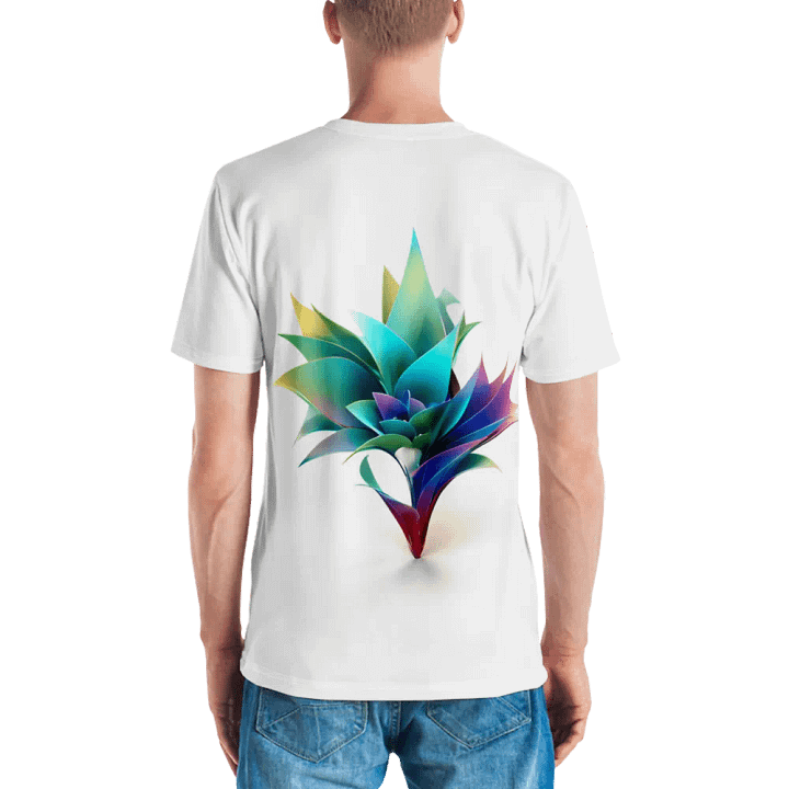 Digital Flower T shirt product image (2)