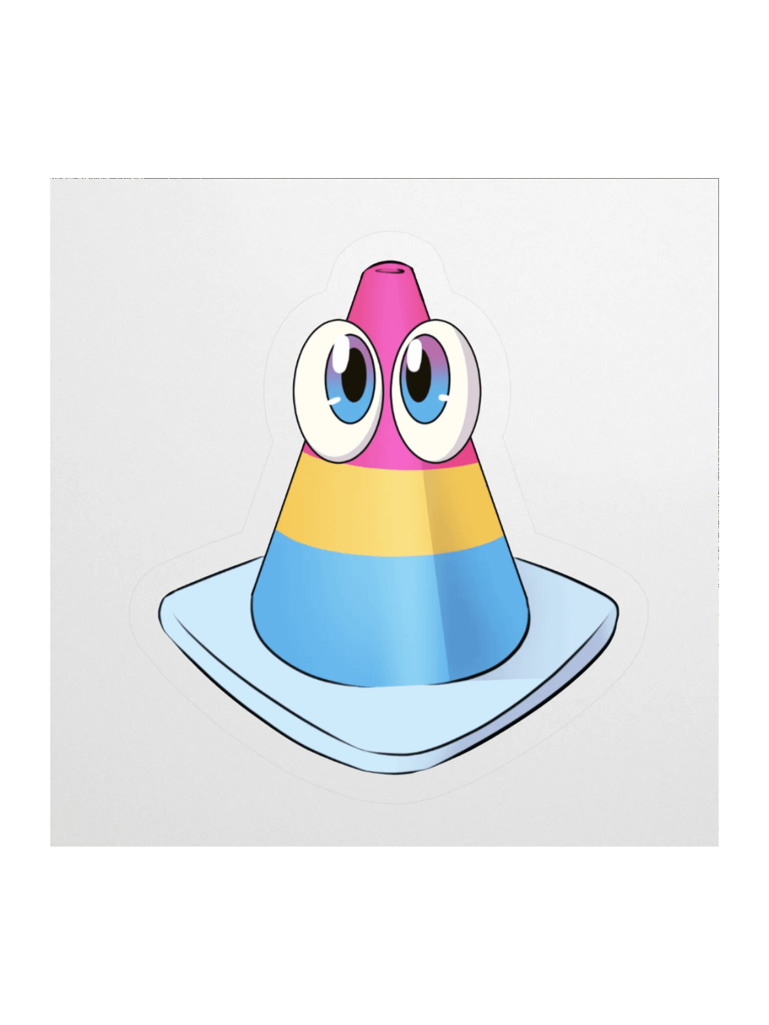 Pride Cone Sticker - Pan product image (2)
