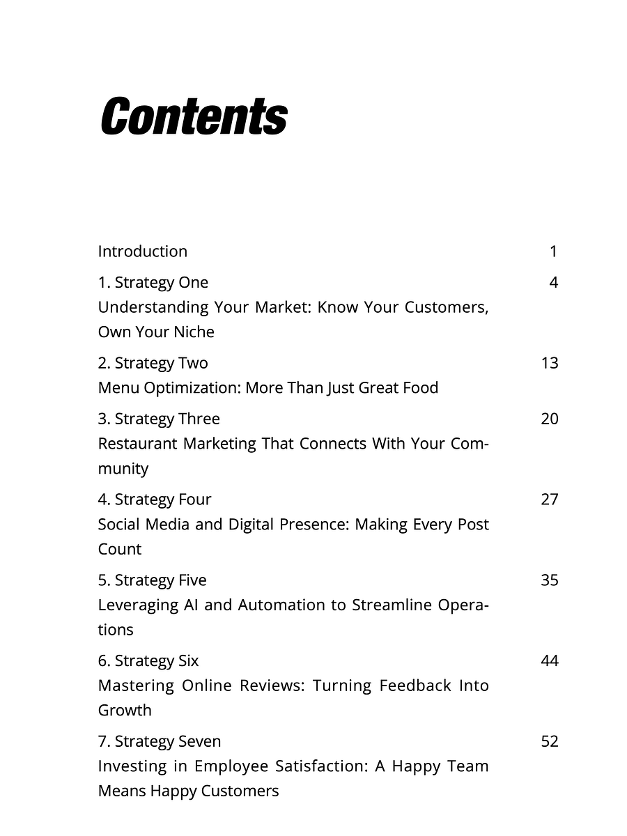 10 Proven Strategies to Grow Your Small Restaurant Business - PDF Download product image (8)