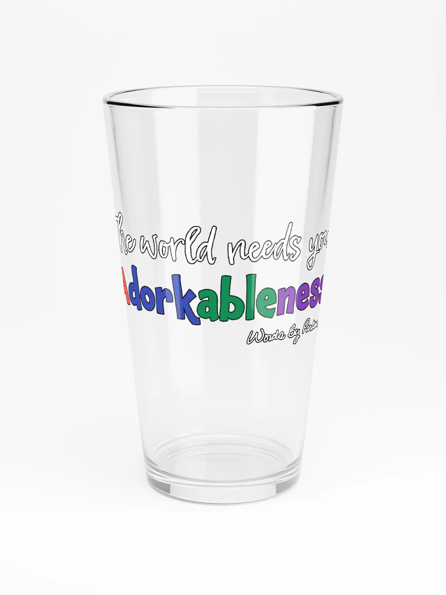 Adorkableness Pint Glass product image (3)