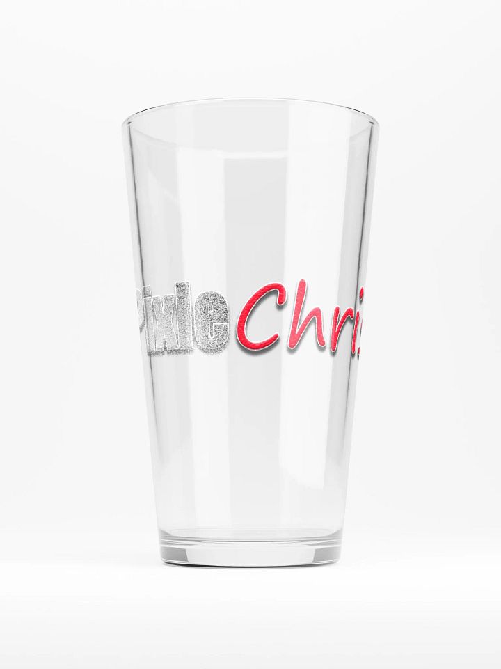 Pint Glass w/ PixleChris Logo product image (1)