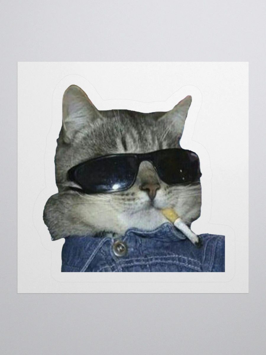 Cool Cat Sticker product image (2)