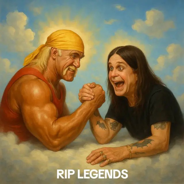 2 legends who were a huge part of my life. RIP. #riplegends 