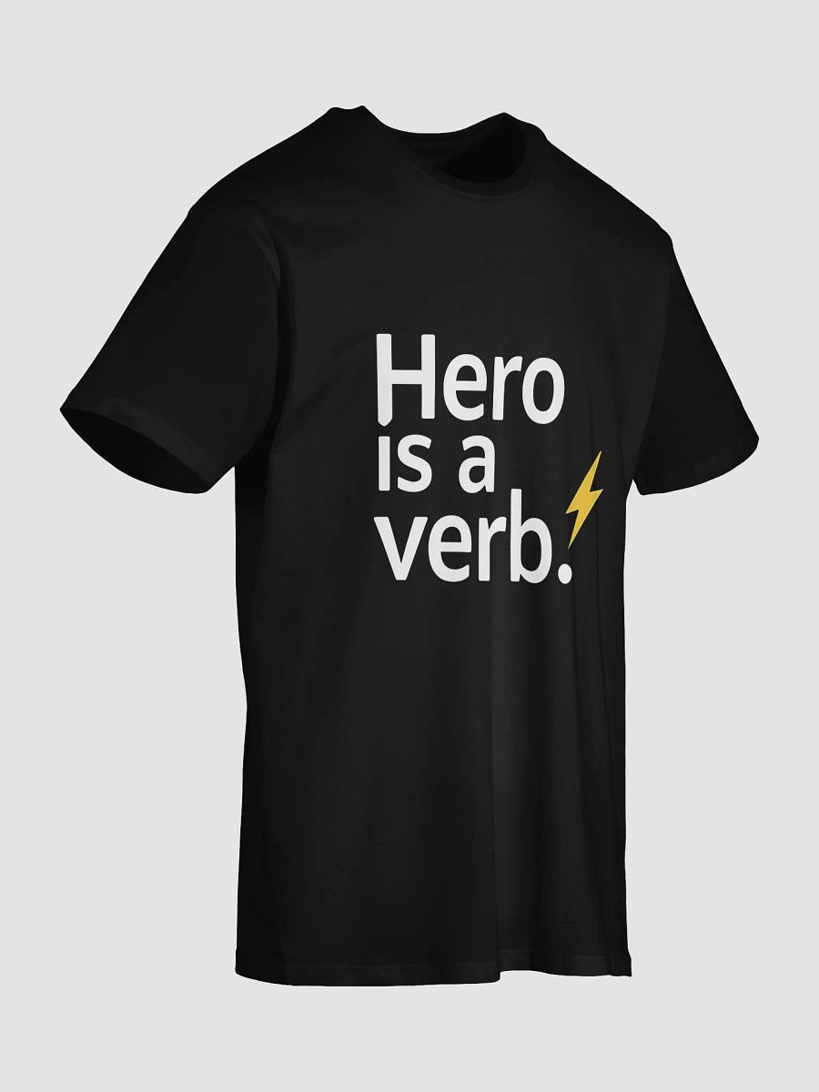 Hero Is a Verb – The Robert Downey Jr. T-Shirt That Will Ignite the Hero Within You product image (7)