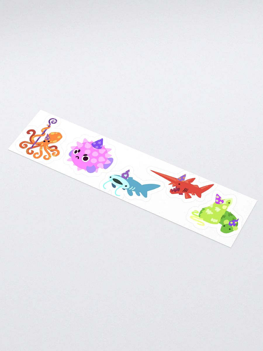 Fish In Wizard Hats Sticker Sheet product image (1)