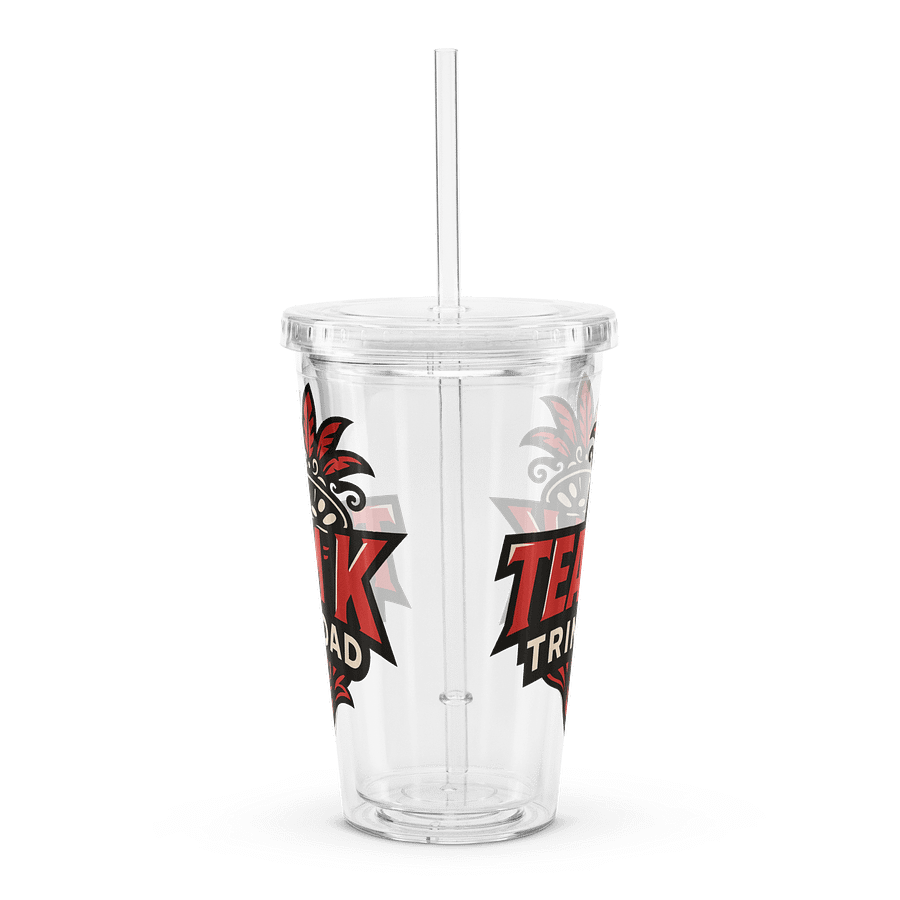 TEAM K TRINIDAD Clear Plastic Tumbler product image (3)