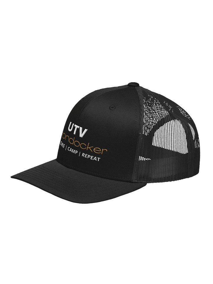 Embroidered Logo Retro Trucker Hat product image (4)