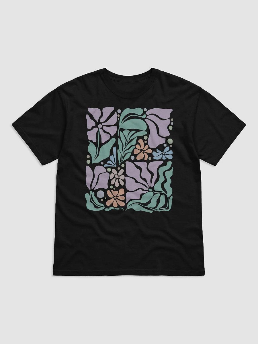 Abstract Botanical T-shirt For Women, Cute Comfort Colors Graphic Tee Gift product image (3)