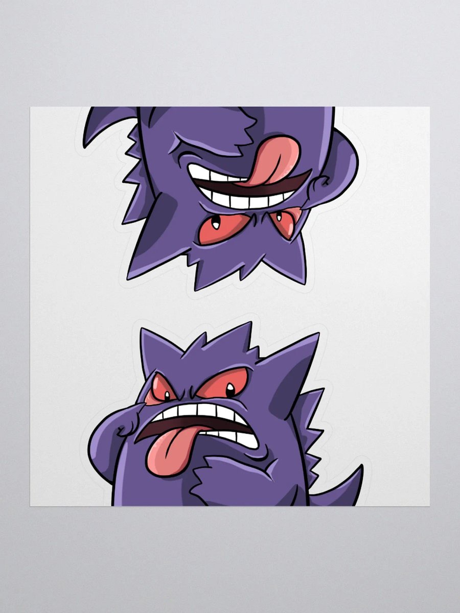 "Rude" Gengar Sticker product image (1)