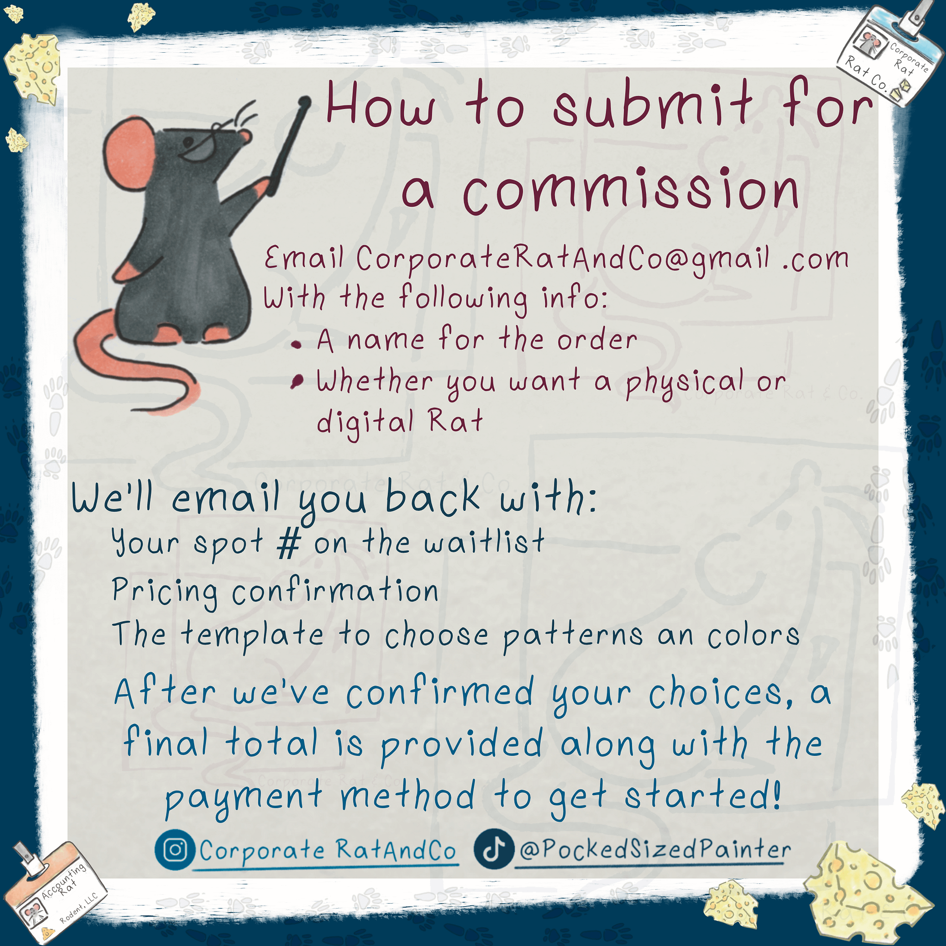 Career Rat Commission - Single Panel product image (3)