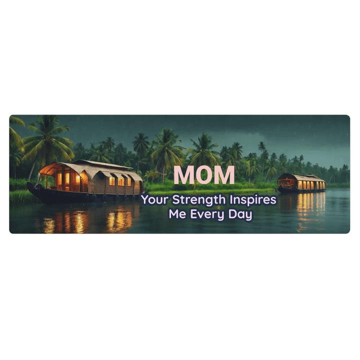 Mom's Strength Inspires Me Yoga Mat product image (2)