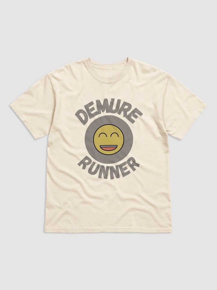 Demure Runner Smiley Tee product image (1)