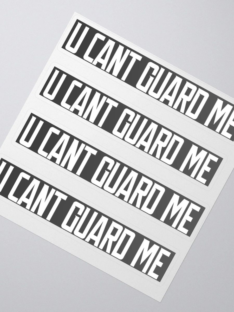 Bryce hoops: 4 u cant guard me stickers product image (2)