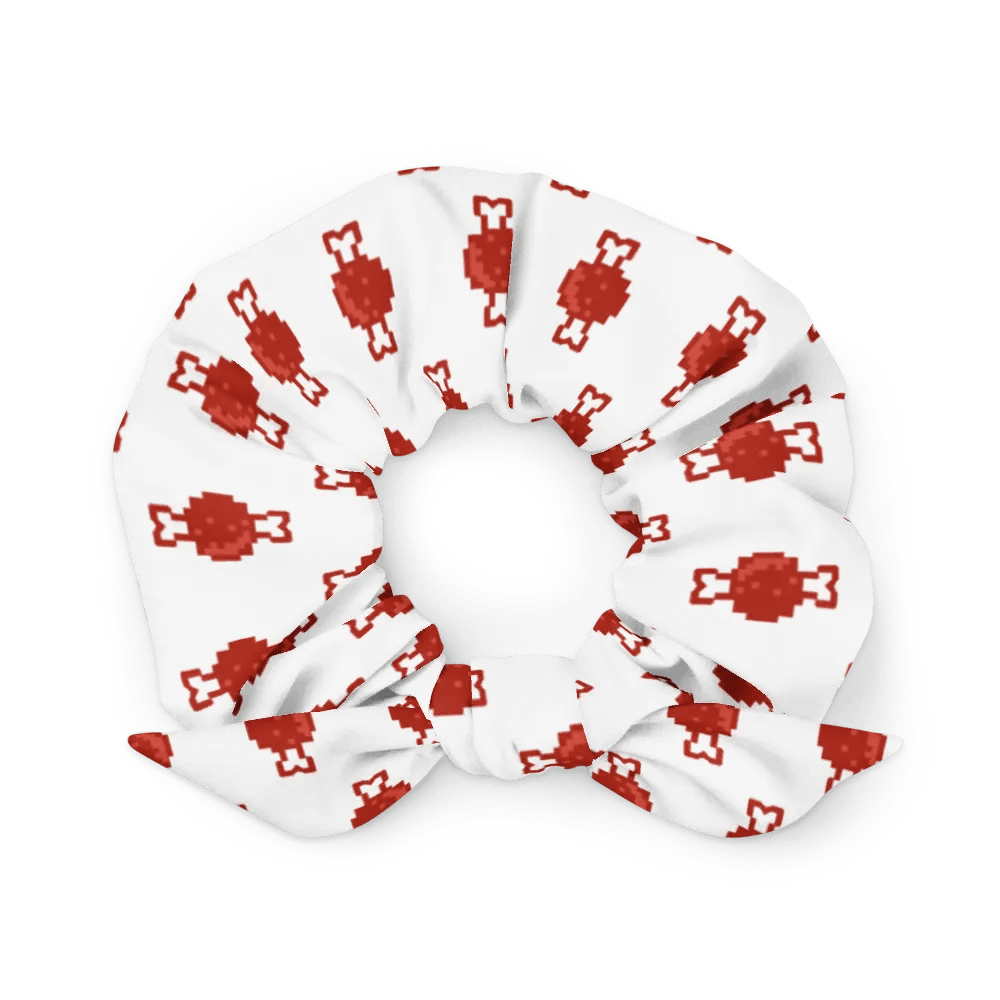 Meatstick Scrunchie White product image (1)
