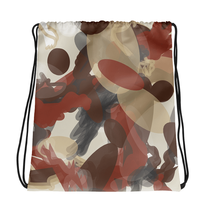 Ethereal Earth Tones Drawstring Bag product image (1)