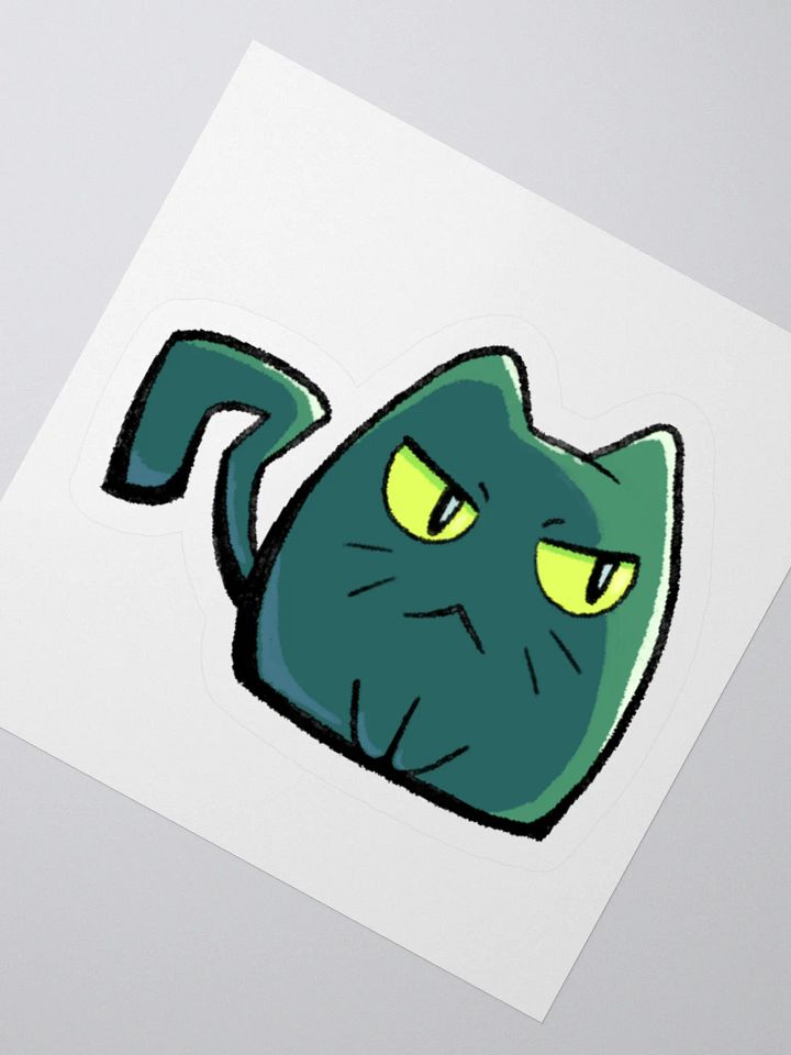 Tiny Grumpy Kitty - Kiss Cut Stickers product image (2)
