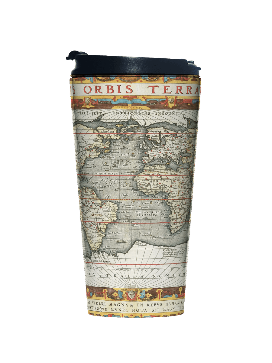 World Map. Stainless Steel Mug product image (1)