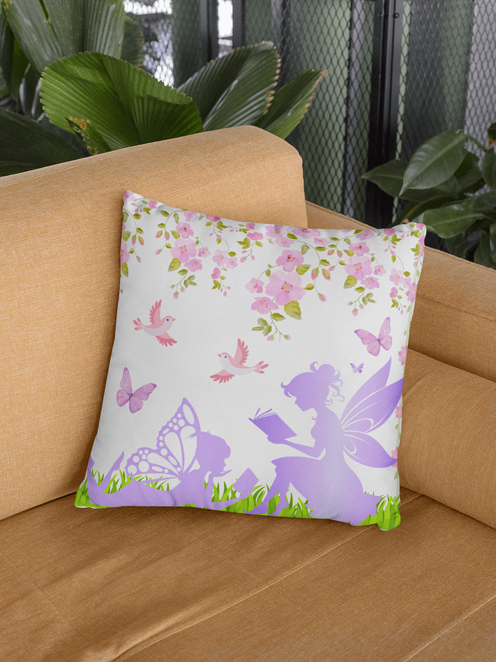 Fairy Garden Whimsy Throw Pillow product image (1)