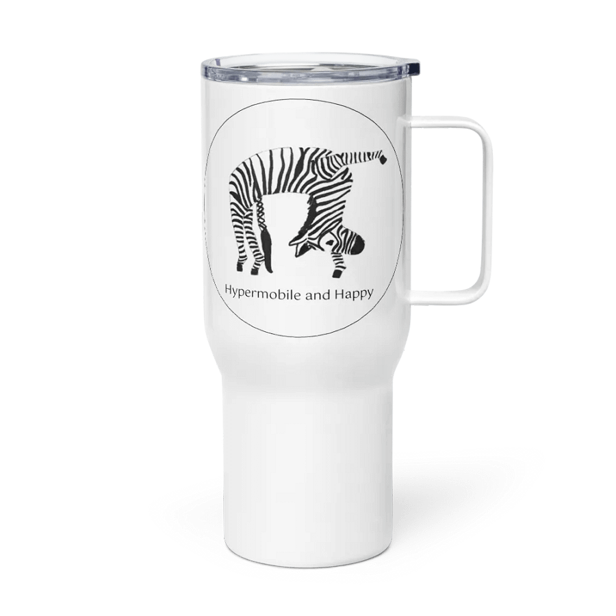 Bendy Zebra To-Go Mug With Handle product image (4)