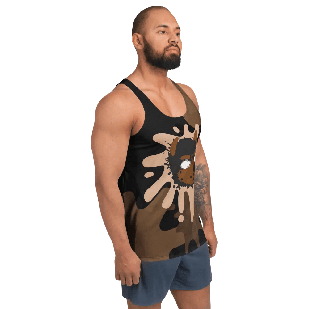 Dark Chaos Splatter Tank - Brown product image (5)