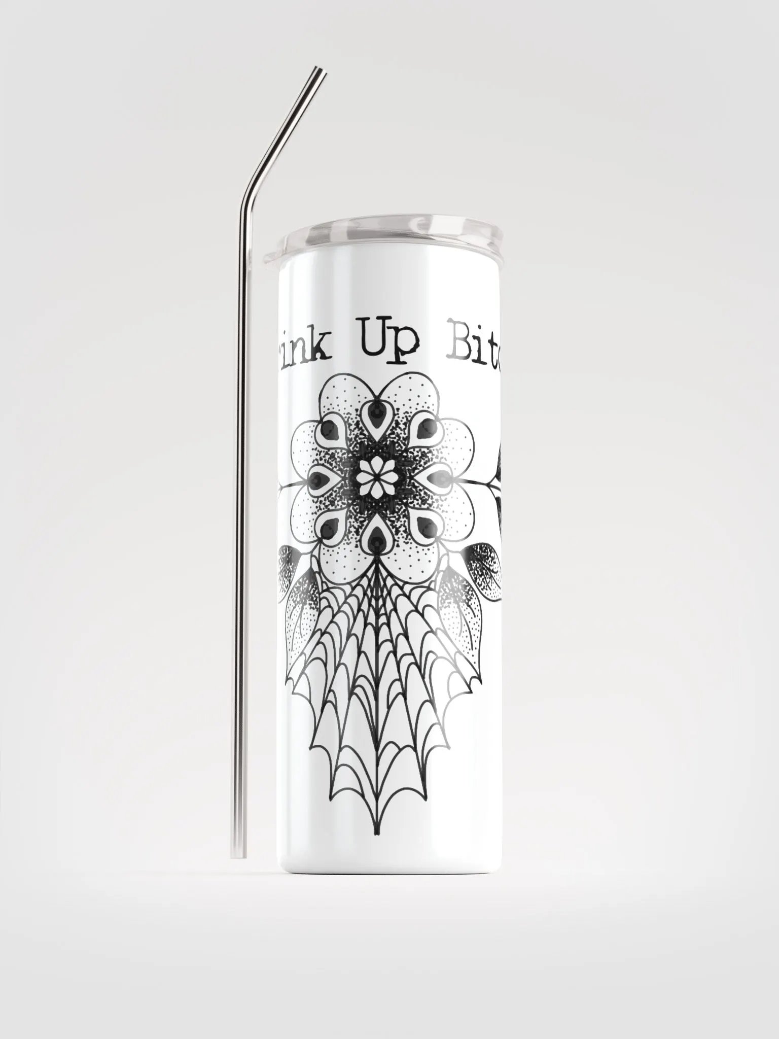Drink up Bitch tattoo tumbler. product image (1)