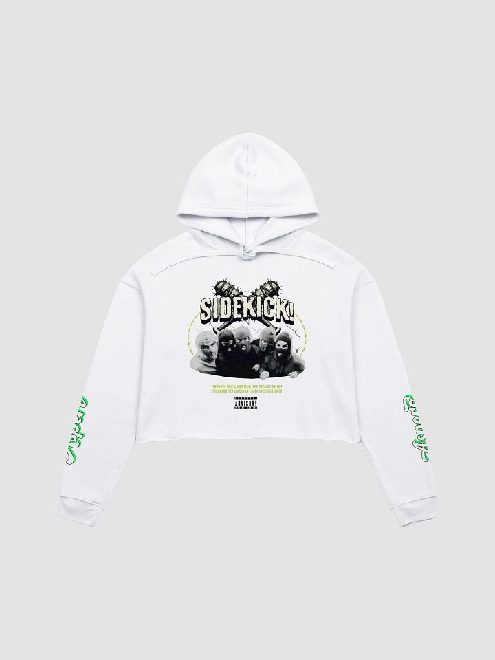 Sidekick Aspero Bella+Canvas Fleece Crop Hoodie product image (33)