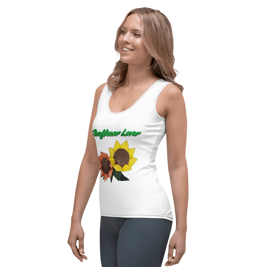 Sunflower Lover All-Over Print Women's Tank Top product image (3)