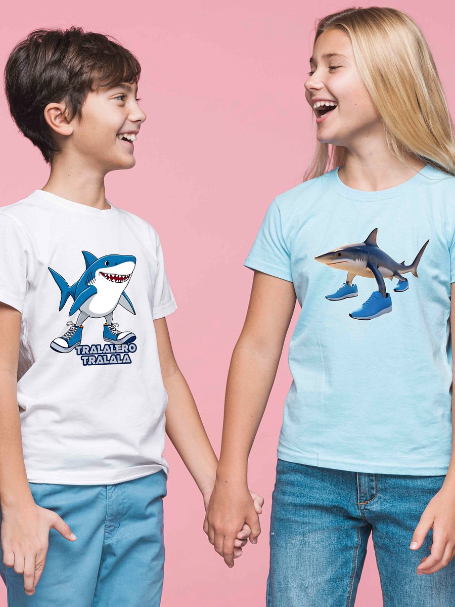 Tralalero Tralala – Surreal Shark Youth Tee product image (7)
