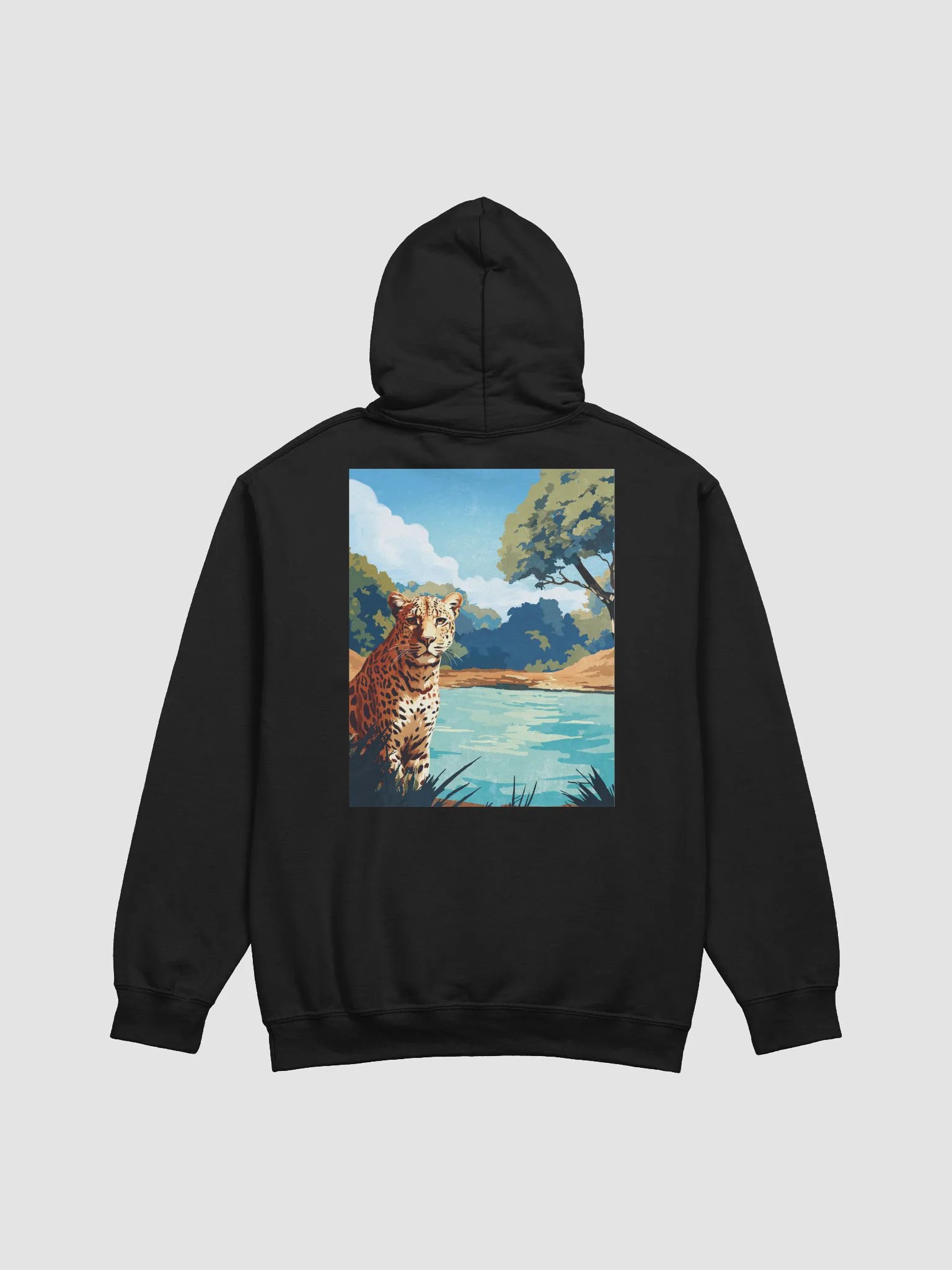 Leopard Hoodie (Black) product image (2)