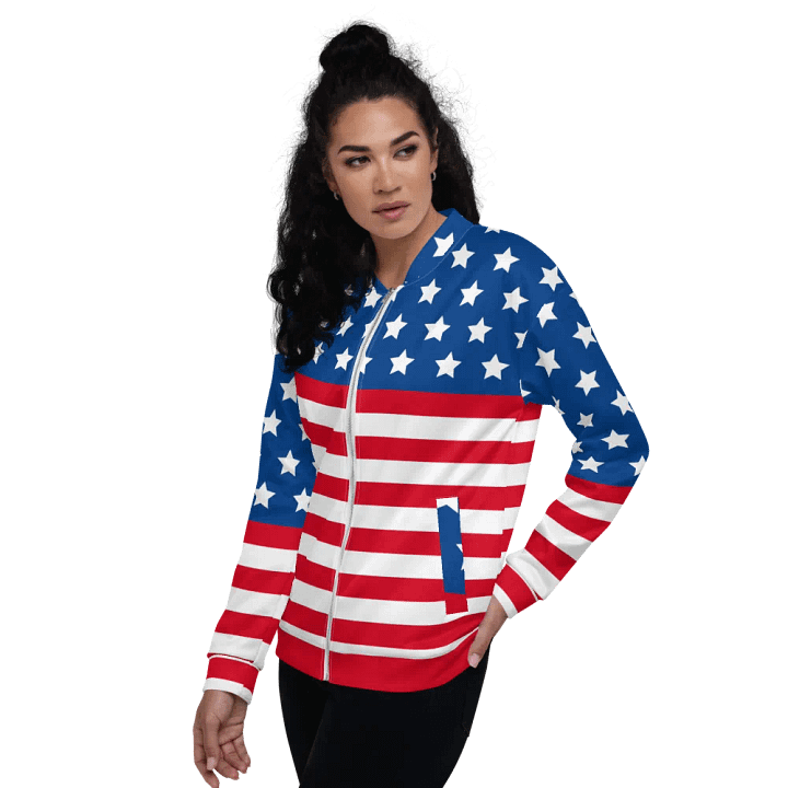 All-Over Print Bomber Jacket - USA product image (1)