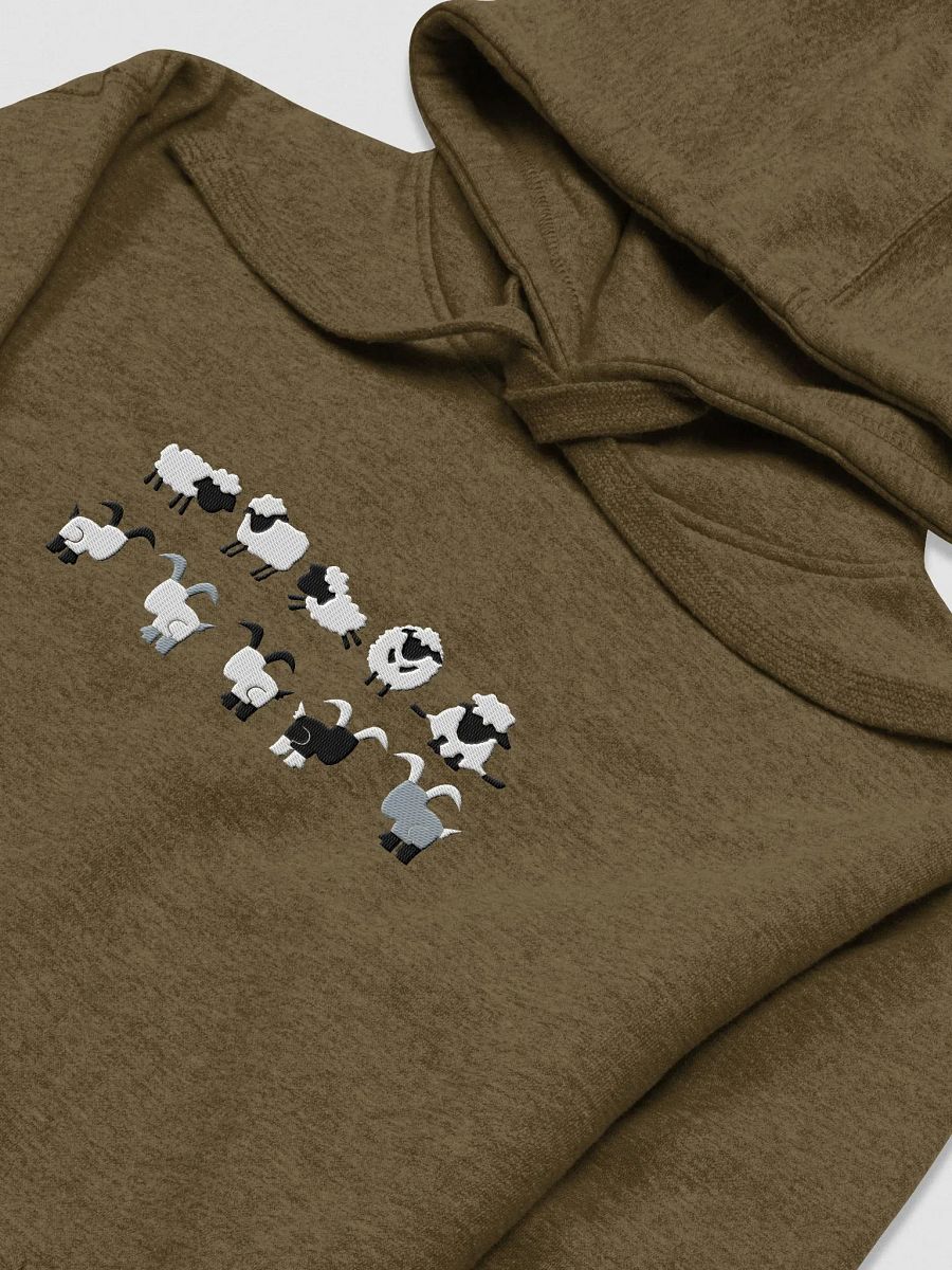 The Sheep & The Goats (Embroidered Hoodie) product image (1)