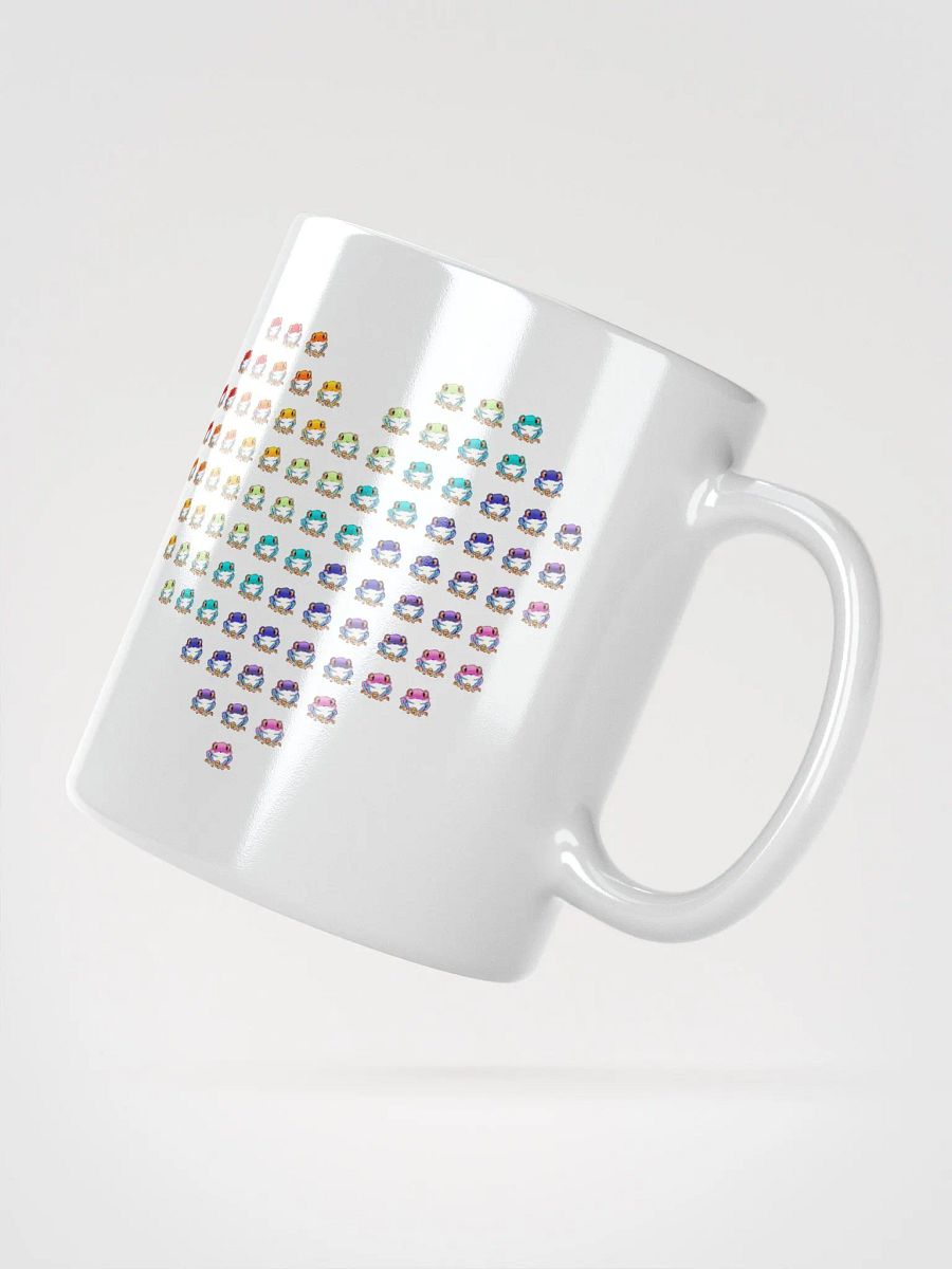 Rip the Frog Pride Heart White Glossy Mug product image (3)