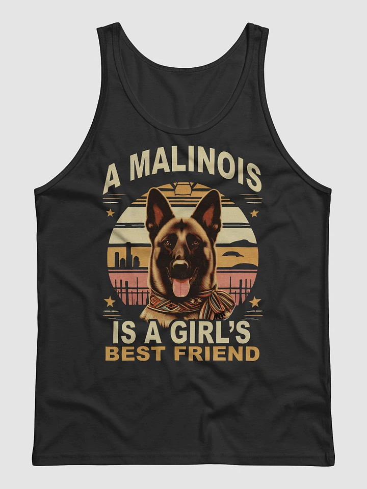 A Malinois is a Girl's Best Friend - Premium Unisex Tank Top product image (9)