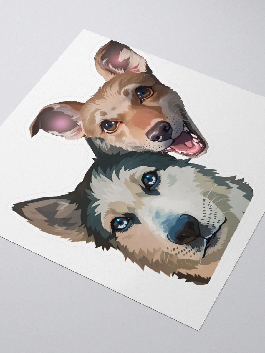 Luna and Mango KissCut Sticker product image (8)