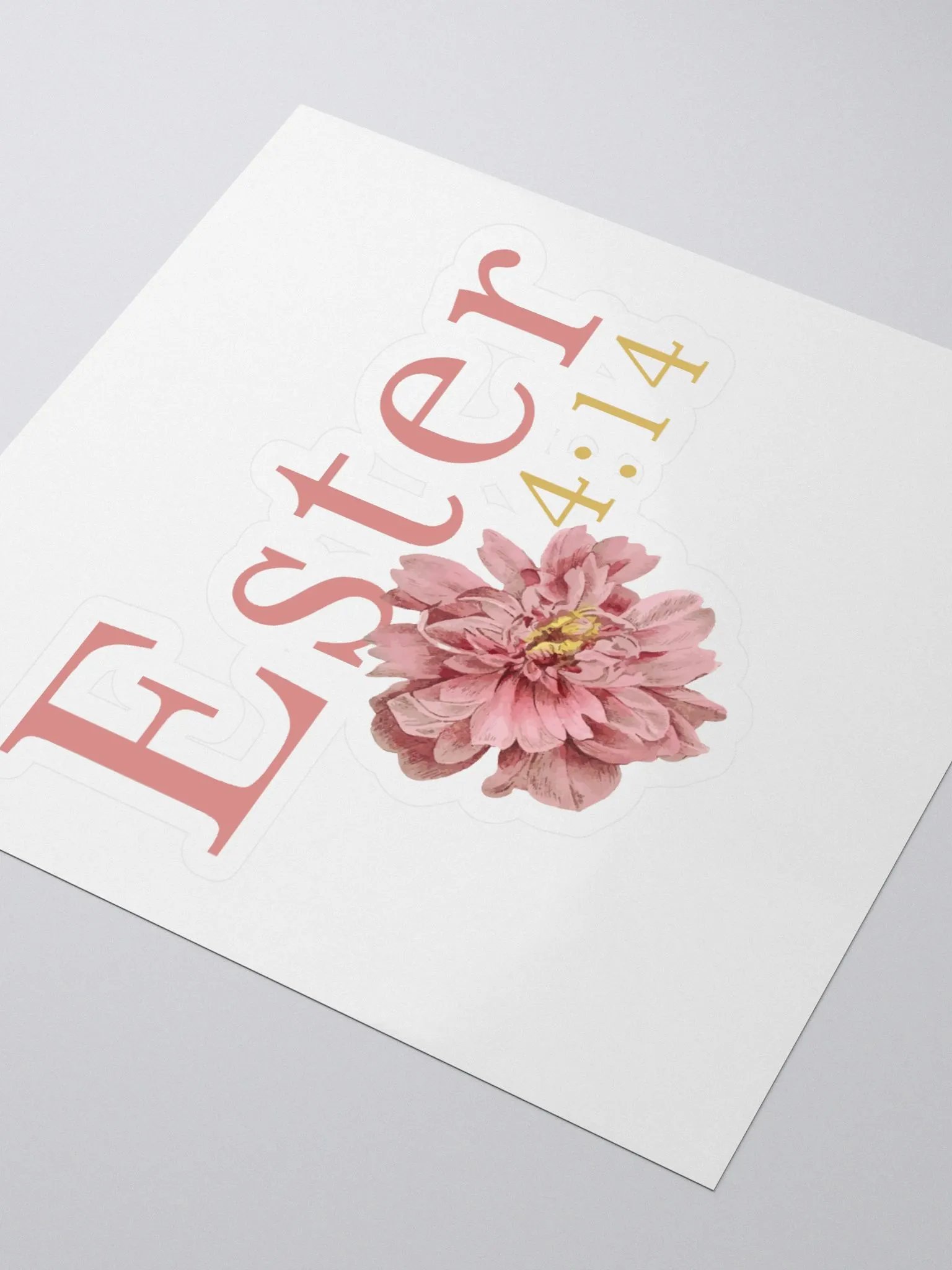 Elegant Ester 4:14 Floral Stickers product image (3)