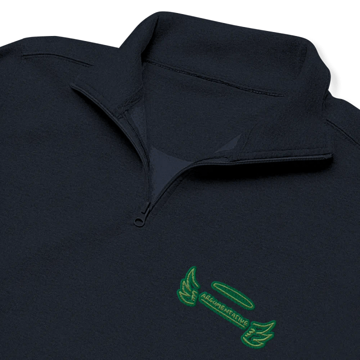 ANGELIC (moss design) embroidered quarter zip product image (11)