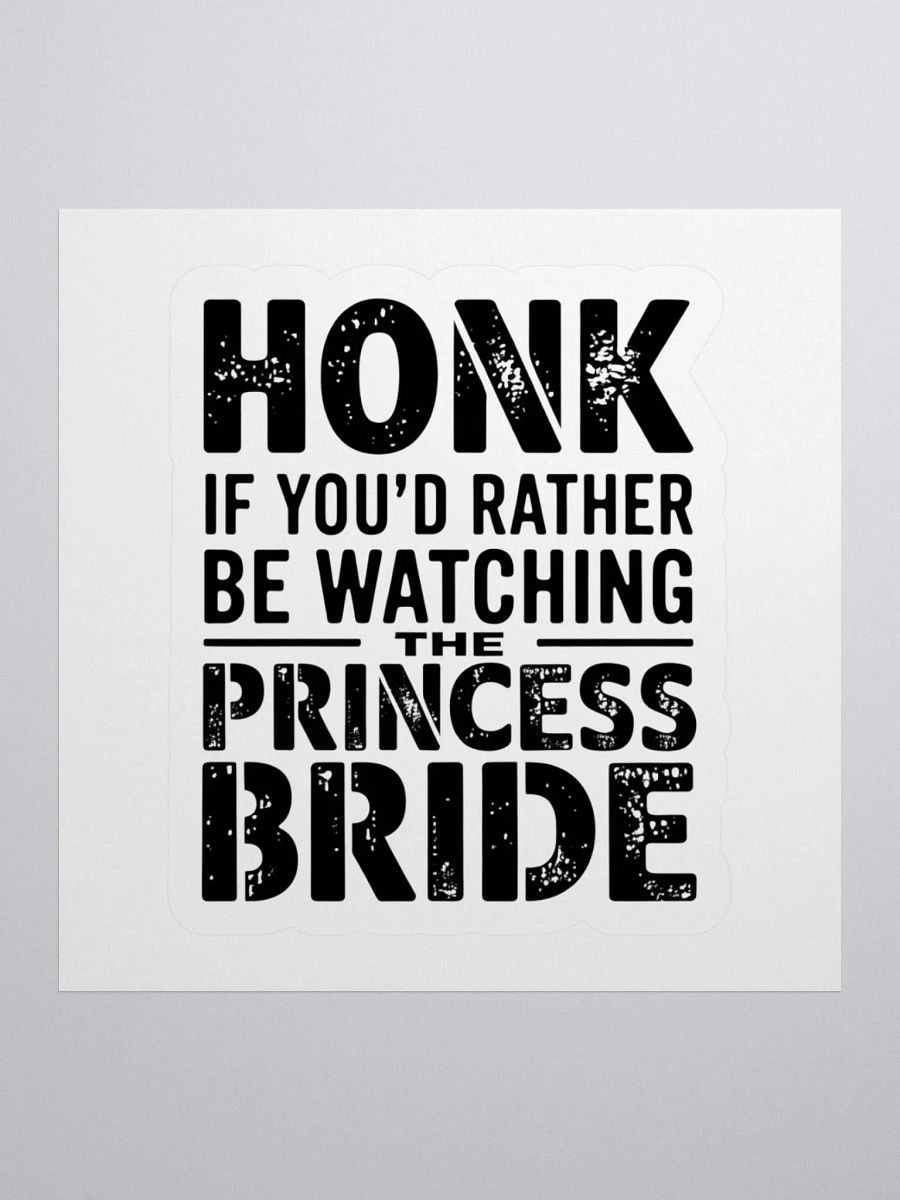 Princess Bride Honk Kiss Cut Stickers product image (3)