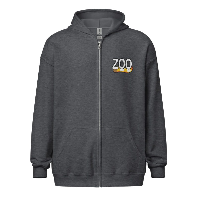 Zoo Fleece Zip Hoodie (Embroidered)