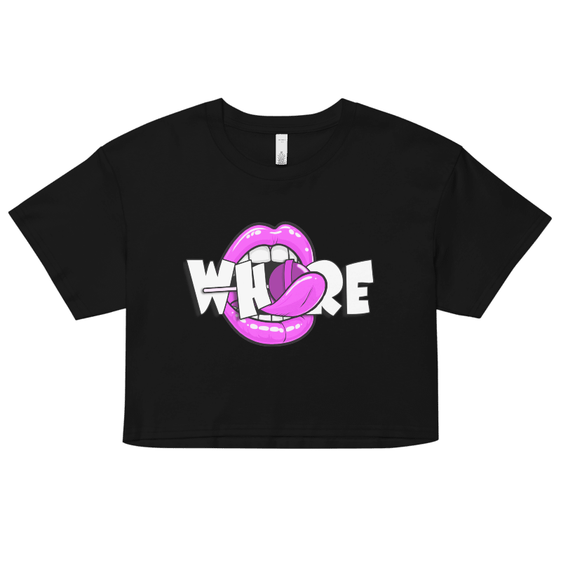 WHxRE HOT PINK LIPS CROPTOP product image (1)