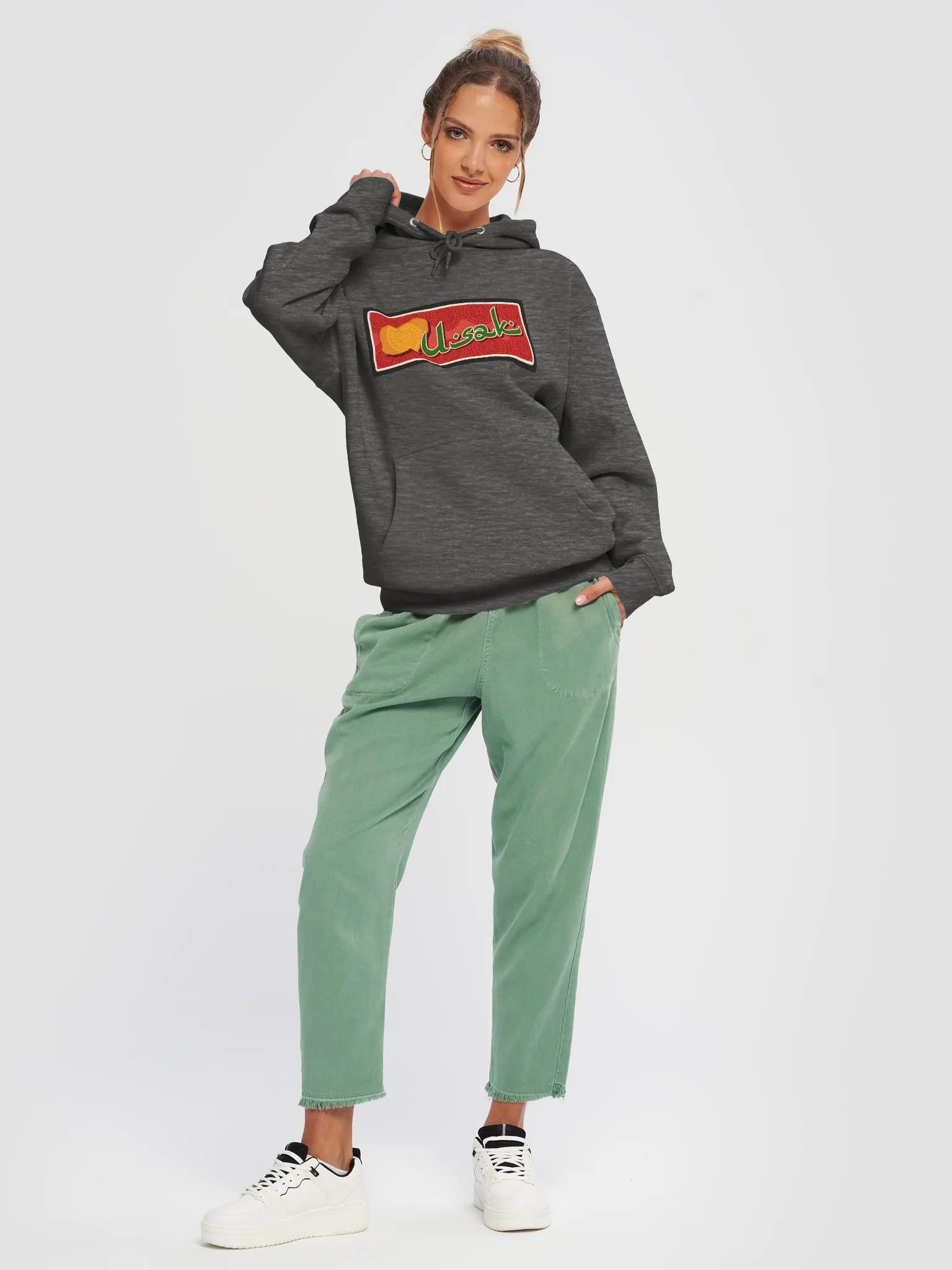 Uşak Cityscape Art Hoodie - Turkish Heritage Design product image (37)