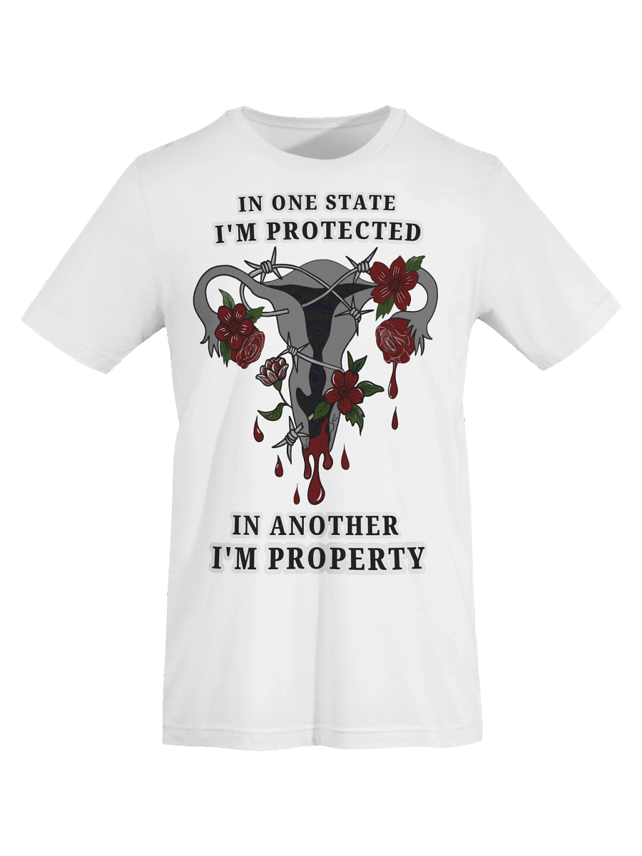 Barbed Wire Uterus Tee – Protest for Right to Bodily Autonomy product image (7)