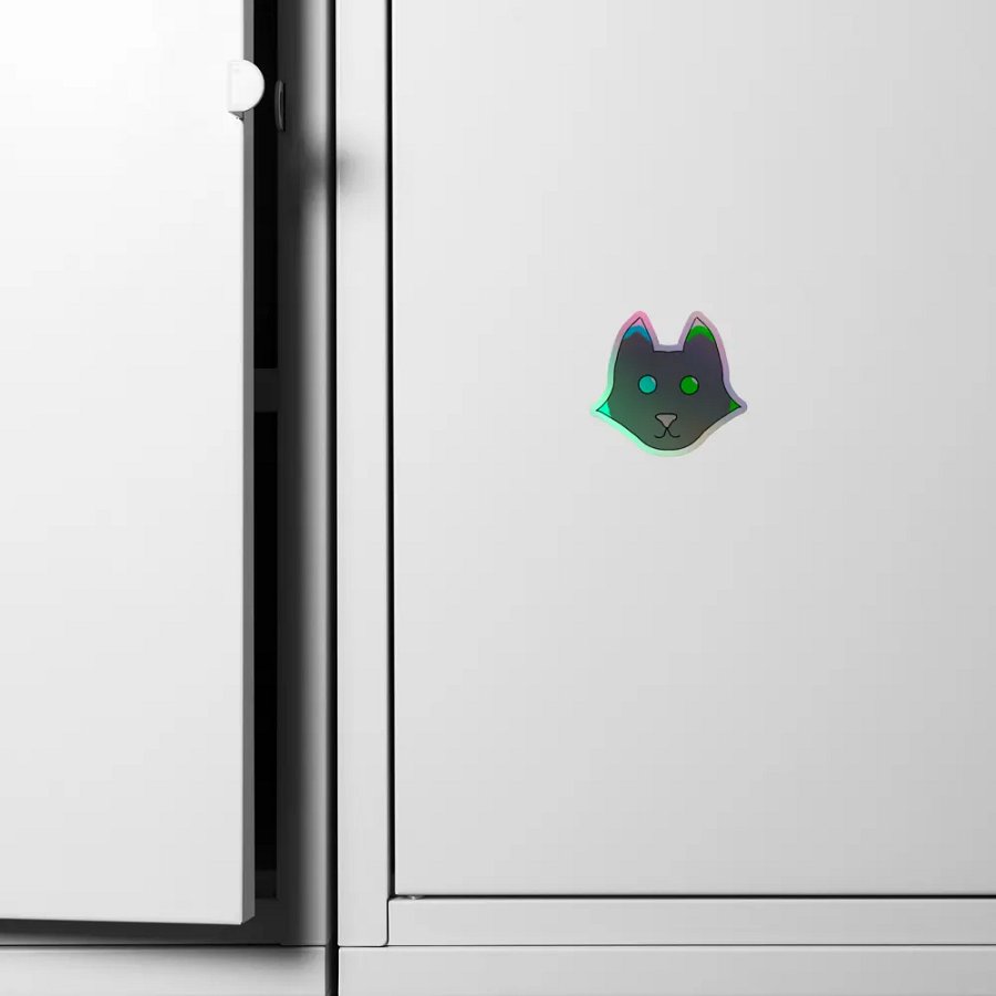 Whimsical Fox Eyes Holographic Sticker Set product image (6)