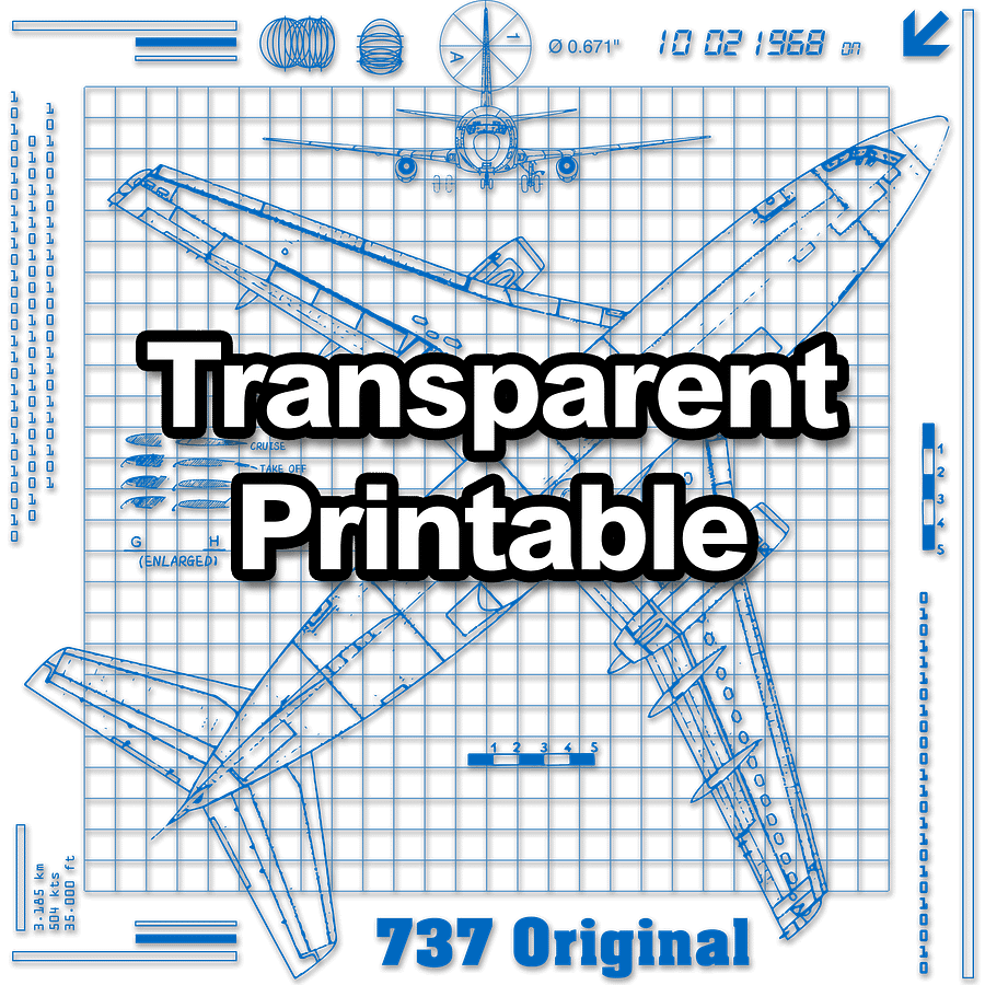 737 Original Poster - Transparent product image (2)