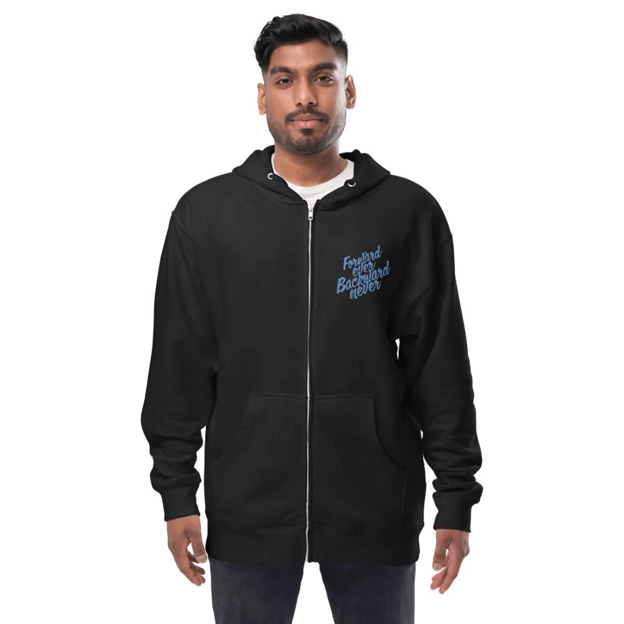 Official F.E.B.N.1 Embroidered Zip Up Hoodie product image (5)