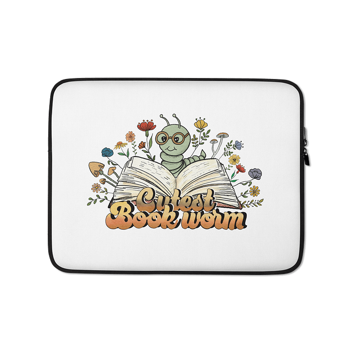 Cutest Bookworm Laptop Sleeve product image (1)